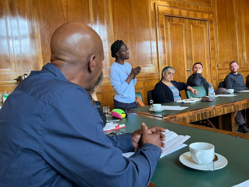 Our CLT Steering Group at Hackney Town Hall in meetings with the Mayor of Hackney and the Deputy Mayor of London for Business